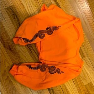 Adika snake crop top